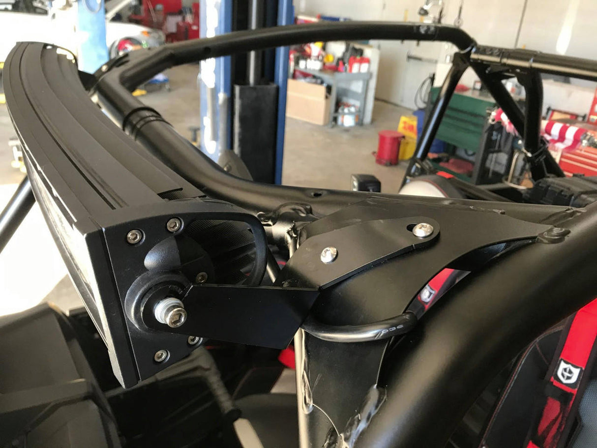 UTV INC POLARIS RZR XP TURBO S UNDER ROOF 30" LED LIGHT BAR MOUNTS