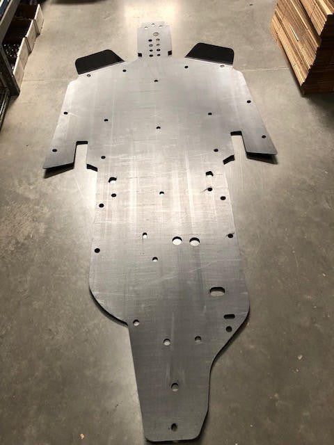 UTV INC PRO R 2 SEAT UHMW SKID