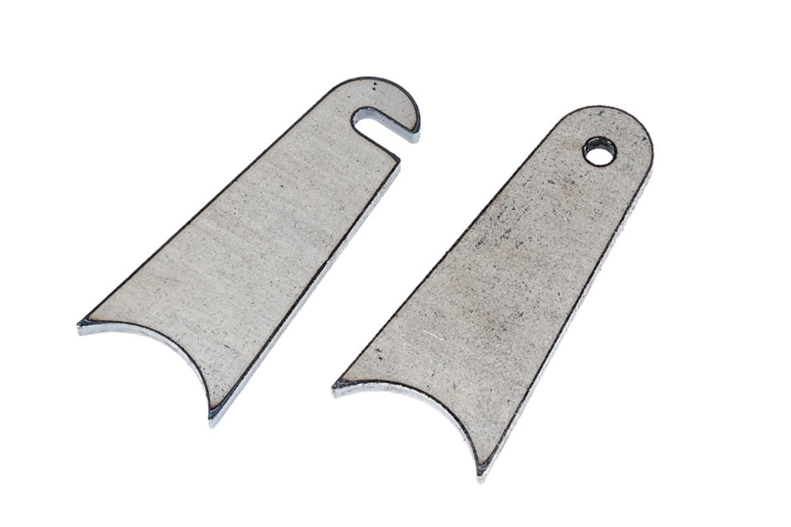UTV INC WELD ON 3.5" LONG 1.75" RADIUS LED LIGHT BAR TABS