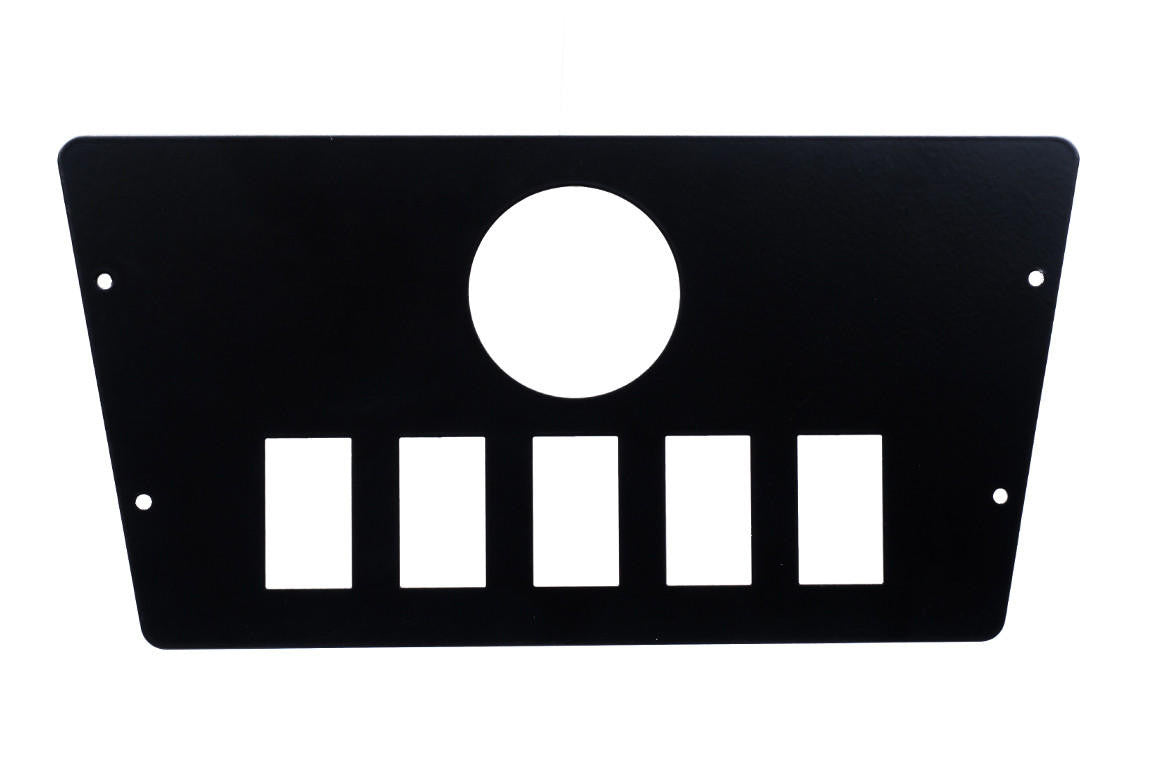 UTV INC YAMAHA YXZ1000R 1 GAUGE AND 5 SWITCH DASH PLATE