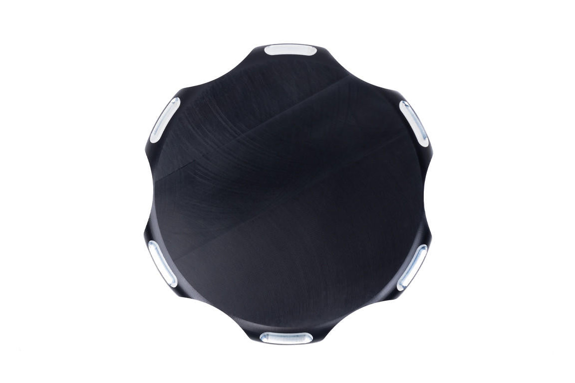 UTV INC YAMAHA YXZ1000R, Grizzly 700, Kodiak700 BLACK BILLET ALUMINUM GAS CAP